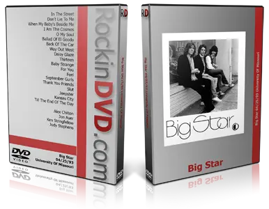 Artwork Cover of Big Star 1993-04-23 DVD Columbia Proshot