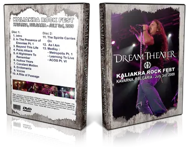 Artwork Cover of Dream Theater 2009-07-03 DVD Kavarna Proshot