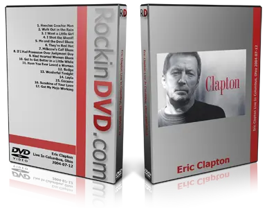 Artwork Cover of Eric Clapton 2004-07-12 DVD Colombus Audience