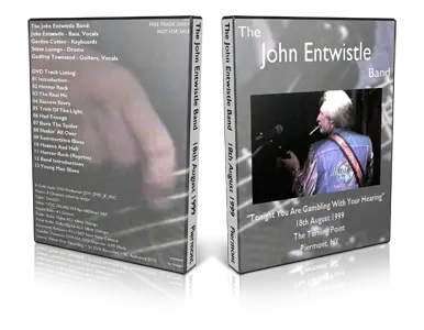 Artwork Cover of John Entwistle 1999-08-18 DVD New York City Audience