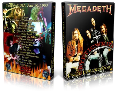 Artwork Cover of Megadeth 1997-10-06 DVD Various Audience