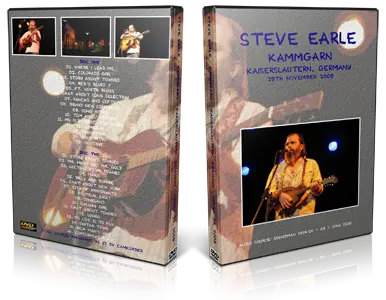 Artwork Cover of Steve Earle 2009-11-29 DVD Kaiserslautern Audience