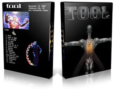 Artwork Cover of Tool 2002-11-16 DVD Oklahoma City Audience