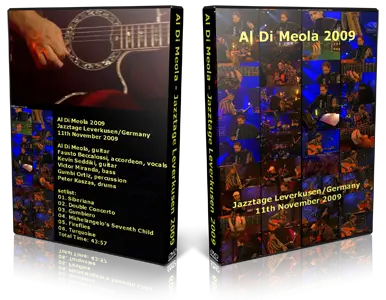 Artwork Cover of Al Di Meola 2009-11-11 DVD Leverkuse Proshot