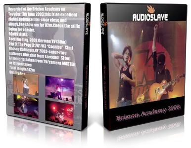 Artwork Cover of Audioslave 2003-06-17 DVD London Audience