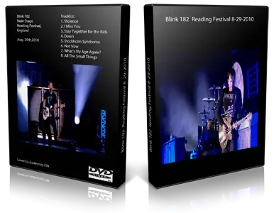 Artwork Cover of Blink 182 2010-08-29 DVD Reading Proshot