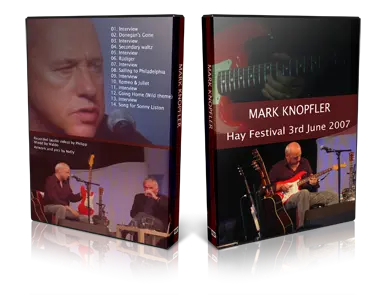 Artwork Cover of Mark Knopfler 2007-06-03 DVD Hay Festival Audience