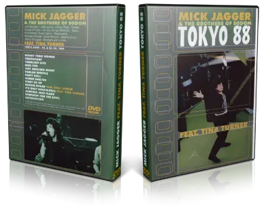 Artwork Cover of Mick Jagger Compilation DVD Tokyo 88 Proshot