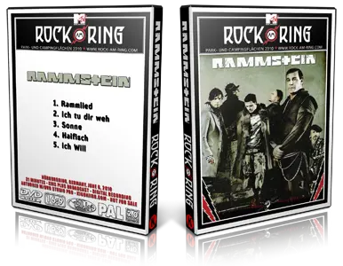 Artwork Cover of Rammstein 2010-06-06 DVD Nurburgring Proshot