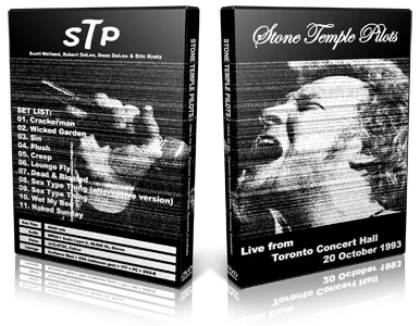 Artwork Cover of Stone Temple Pilots 1993-10-13 DVD Toronto Audience