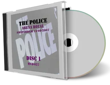 Artwork Cover of The Police 2007-09-13 CD Amsterdam Audience