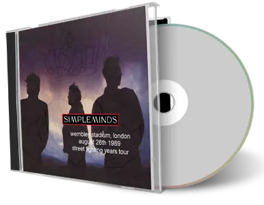 Artwork Cover of Simple Minds 1989-08-26 CD London Audience