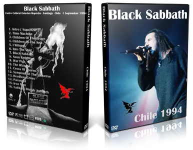 Artwork Cover of Black Sabbath 1994-09-01 DVD Santiago Audience