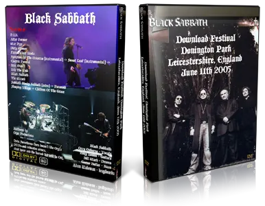 Artwork Cover of Black Sabbath 2005-06-11 DVD Leicestershire Proshot