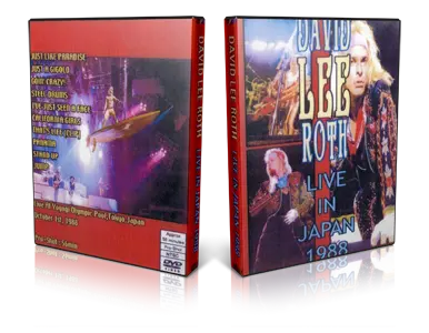 Artwork Cover of David Lee Roth 1988-10-01 DVD Tokyo Proshot