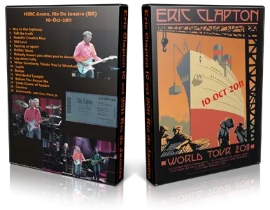 Artwork Cover of Eric Clapton 2011-10-10 DVD Rio de Janeiro Audience