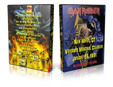 Artwork Cover of Iron Maiden 1991-01-26 DVD New Haven Audience