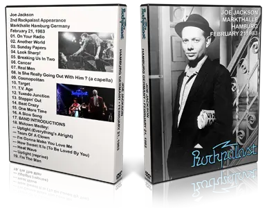 Artwork Cover of Joe Jackson 1983-02-21 DVD Hamburg Proshot