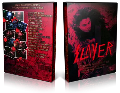 Artwork Cover of Slayer 2000-06-11 DVD Monza Audience