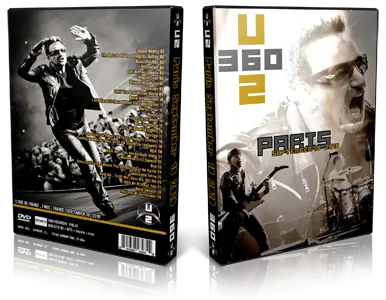 Artwork Cover of U2 2010-09-18 DVD Paris Audience