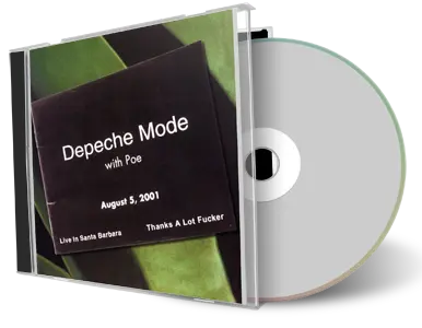 Artwork Cover of Depeche Mode 2001-08-05 CD Santa Barbara Audience