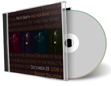 Artwork Cover of Patti Smith 2008-12-29 CD New York City Audience