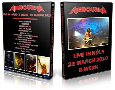 Artwork Cover of Airbourne 2010-03-22 DVD Cologne Proshot