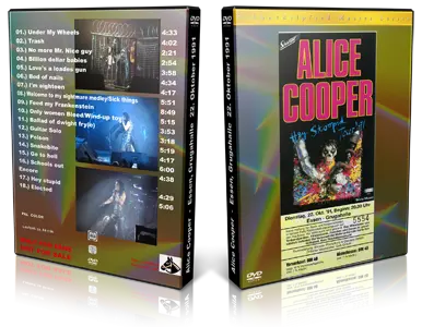 Artwork Cover of Alice Cooper 1991-10-22 DVD Essen Audience