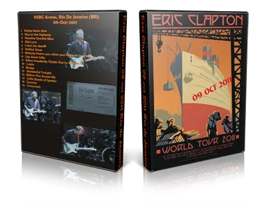 Artwork Cover of Eric Clapton 2011-10-09 DVD Rio de Janeiro Audience