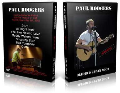 Artwork Cover of Paul Rodgers 2002-05-08 DVD Madrid Proshot