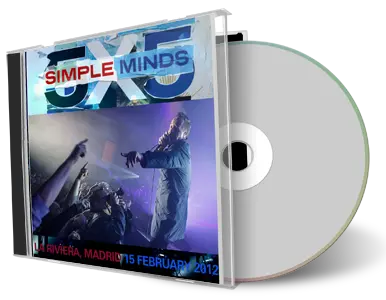 Artwork Cover of Simple Minds 2012-02-15 CD Madrid Audience