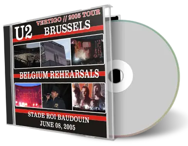 Artwork Cover of U2 2005-06-08 CD Brussels Audience