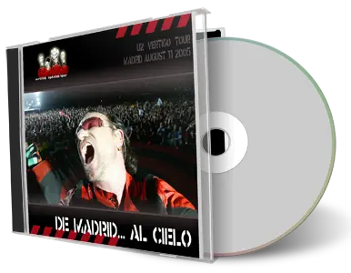 Artwork Cover of U2 2005-08-11 CD Madrid Audience