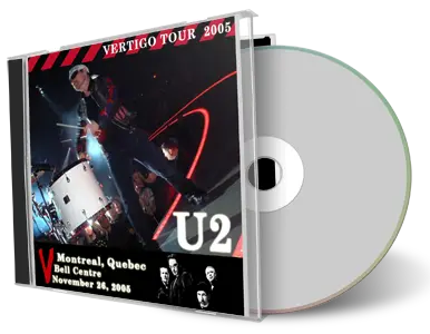 Artwork Cover of U2 2005-11-26 CD Montreal Audience
