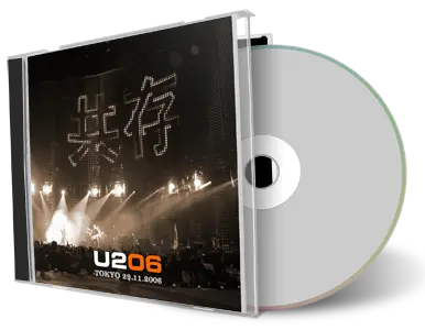 Artwork Cover of U2 2006-11-29 CD Tokyo Audience