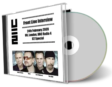 Artwork Cover of U2 2009-02-24 CD Dublin Soundboard