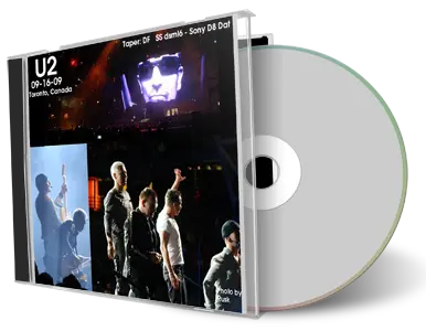 Artwork Cover of U2 2009-09-16 CD Toronto Audience