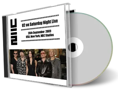 Artwork Cover of U2 2009-09-26 CD Saturday Night Live Soundboard