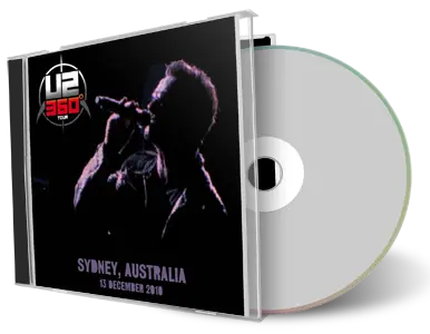 Artwork Cover of U2 2010-12-13 CD Sydney Audience