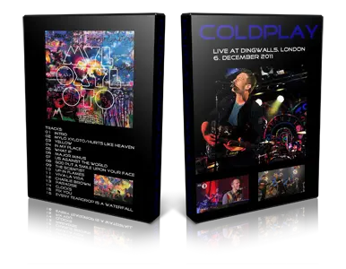 Artwork Cover of Coldplay 2011-12-06 DVD London Proshot