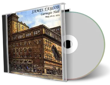 Artwork Cover of James Taylor 1974-05-26 CD New York City Soundboard