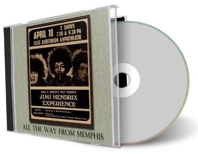 Artwork Cover of Jimi Hendrix 1969-04-18 CD Memphis Audience