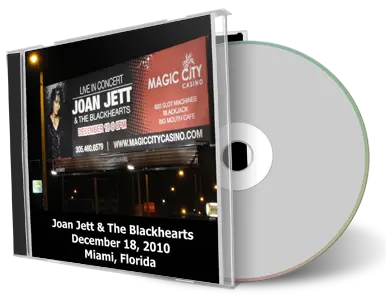 Artwork Cover of Joan Jett 2010-12-18 CD Miami Audience