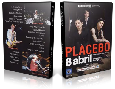 Artwork Cover of Placebo 2010-04-08 DVD Santiago Proshot