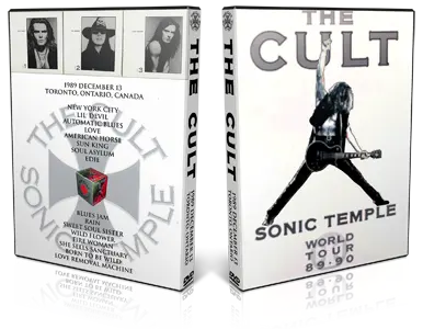 Artwork Cover of The Cult 1989-12-13 DVD Toronto Audience