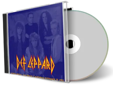 Artwork Cover of Def Leppard 1992-09-19 CD San Diego Audience