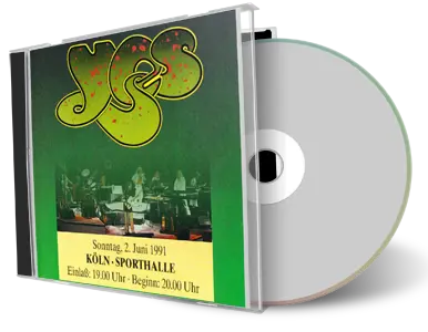 Artwork Cover of Yes 1991-06-02 CD Koln Audience