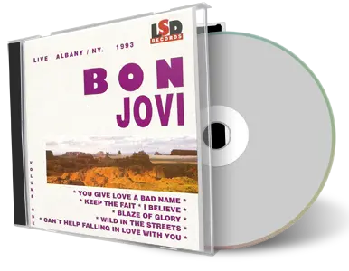 Artwork Cover of Bon Jovi 1993-02-16 CD Albany Audience