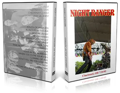 Artwork Cover of Night Ranger 2000-07-26 DVD Cincinnati Audience