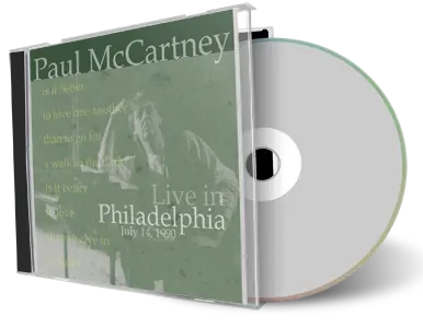 Artwork Cover of Paul McCartney 1990-07-14 CD Philadelphia Audience